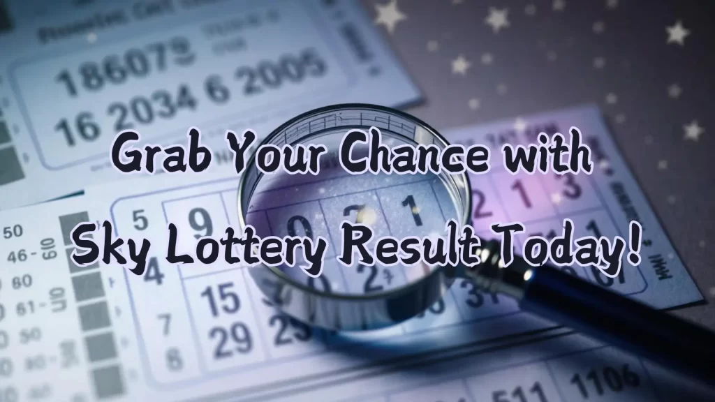 sky lottery result